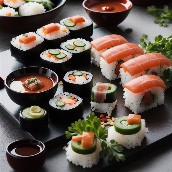 Les meilleurs accompagnements pour sushis végétariens
