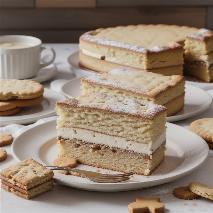 Gâteaux créatifs avec des biscuits écrasés