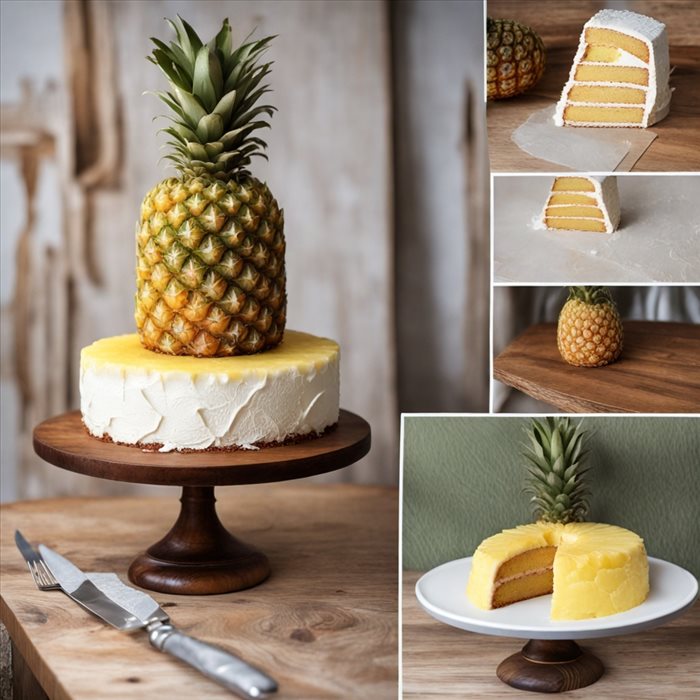 Gâteaux Savoureux à Base d'Ananas en Boîte